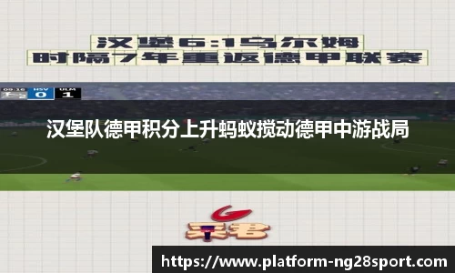 汉堡队德甲积分上升蚂蚁搅动德甲中游战局